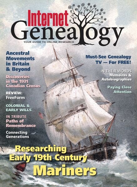 Internet Genealogy – August-September 2023 Cover