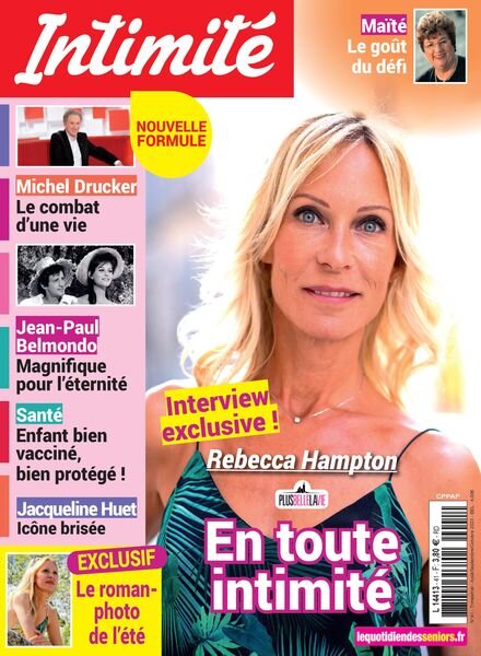 Intimite – Aout-Octobre 2023 Cover