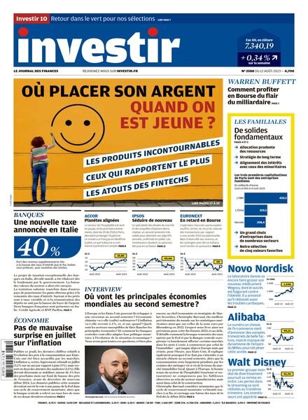 Investir – 12 Aout 2023 Cover
