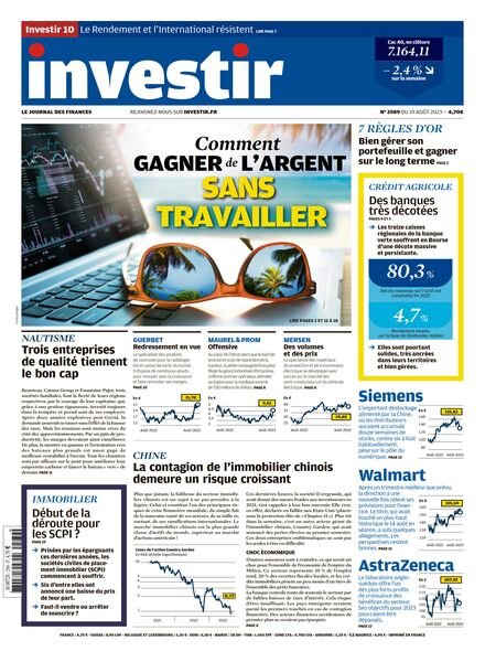 Investir – 19 Aout 2023 Cover