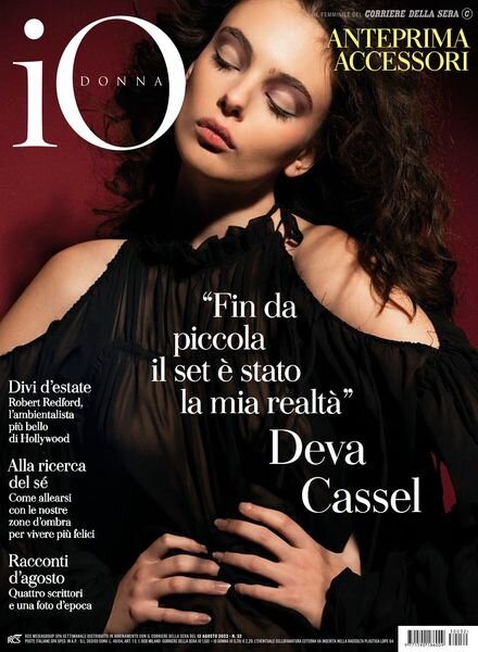 Io Donna del Corriere della Sera – 12 Agosto 2023 Cover