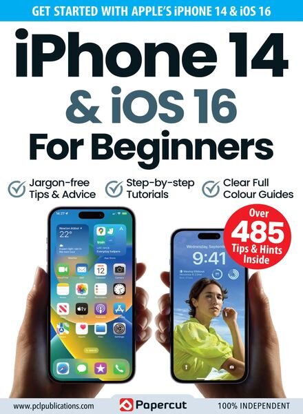iPhone & iOS 16 For Beginners – July 2023 Cover
