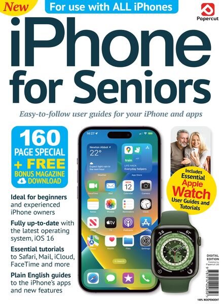 iPhone For Seniors – August 2023 Cover