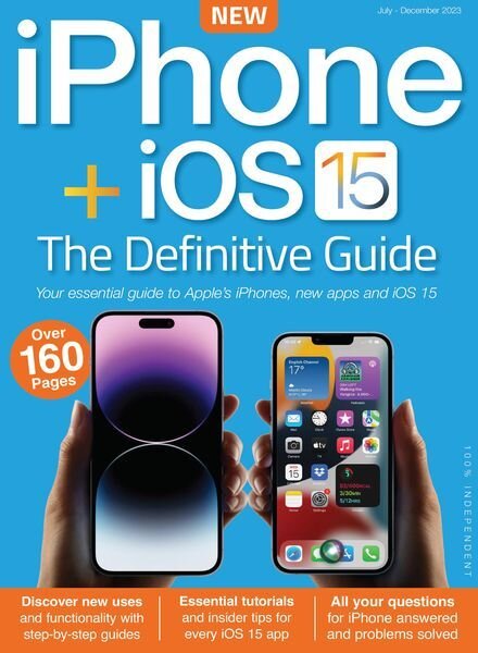 iPhone + iOS 15 The Definitive Guide – July-December 2023 Cover