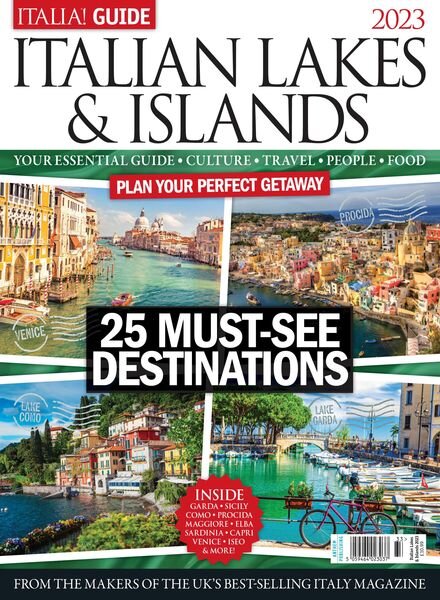 Italia! Guide – Issue 33 – Italian Lakes & Islands – August 2023 Cover