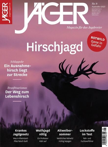 Jager – September 2023 Cover
