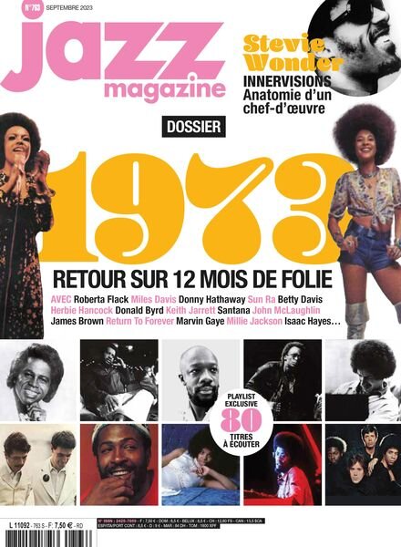 Jazz Magazine – Septembre 2023 Cover