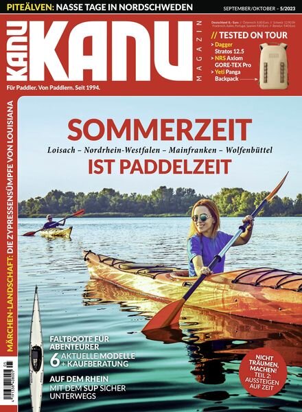Kanu Magazin – September-Oktober 2023 Cover