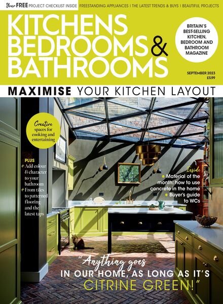 Kitchens Bedrooms & Bathrooms – September 2023 Cover