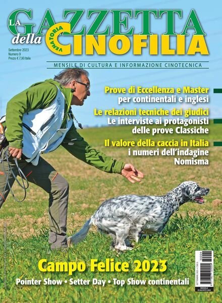La Gazzetta Della Cinofilia Venatoria – Settembre 2023 Cover