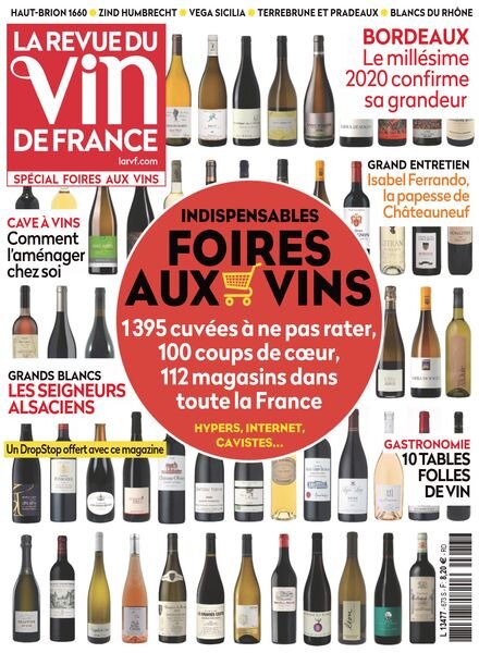 La Revue du Vin de France – Septembre 2023 Cover