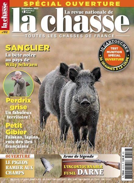 La Revue nationale de La chasse – Septembre 2023 Cover