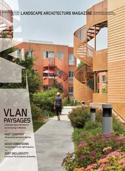 Landscape Architecture Magazine USA – August 2023 Cover