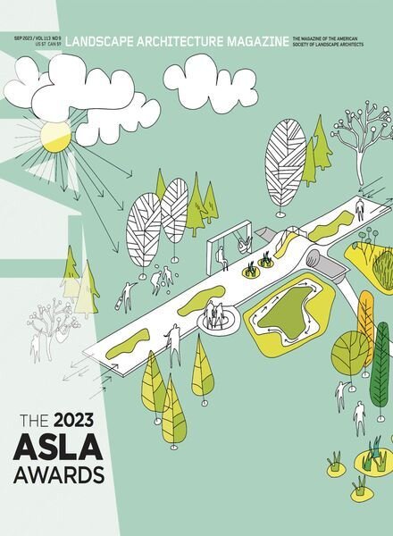 Landscape Architecture Magazine USA – September 2023 Cover