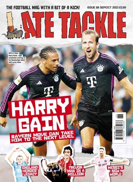 Late Tackle Football – Issue 88 – September-October 2023 Cover