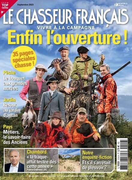 Le Chasseur Francais – Septembre 2023 Cover