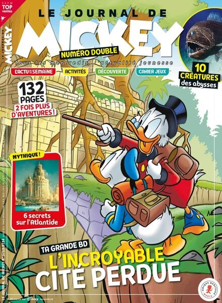 Le Journal de Mickey – 16 Aout 2023 Cover