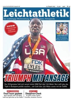 Leichtathletik – 22 August 2023