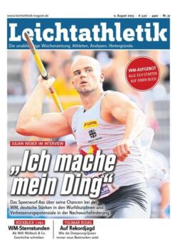 Leichtathletik – 9 August 2023