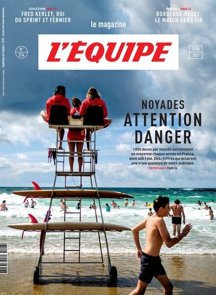L’Equipe Magazine – 12 Aout 2023 Cover