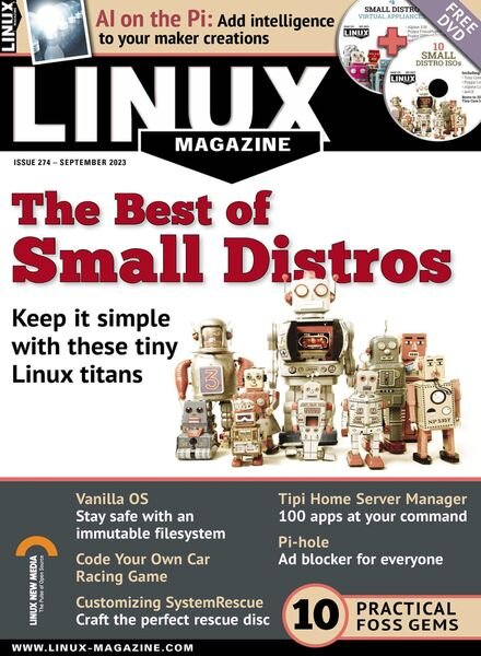 Linux Magazine USA – Issue 274 – September 2023 Cover