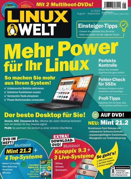 Linux Welt – August 2023 Cover