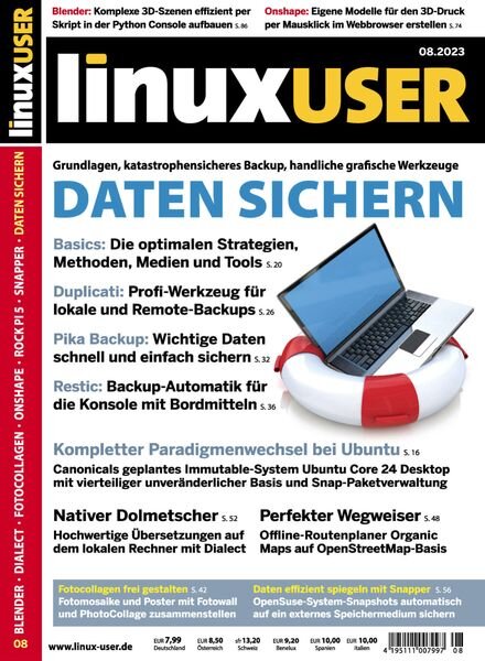 LinuxUser – August 2023 Cover