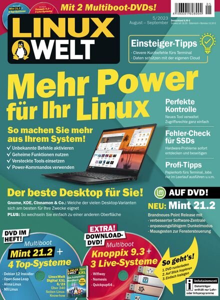 LinuxWelt – August-September 2023 Cover