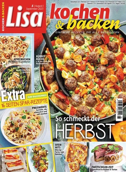 Lisa Kochen & Backen – August 2023 Cover