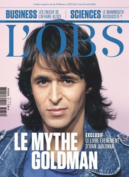 L’Obs – 17 Aout 2023 Cover