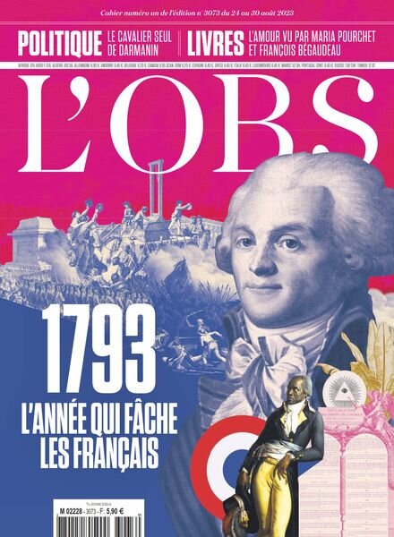 L’Obs – 24 Aout 2023 Cover