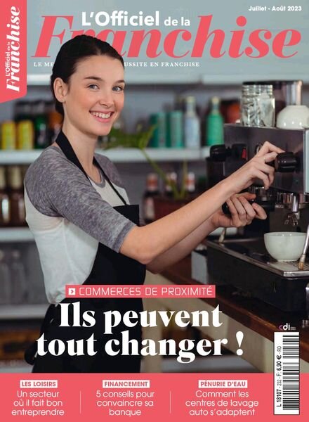 L’Officiel de la Franchise – Juillet-Aout 2023 Cover