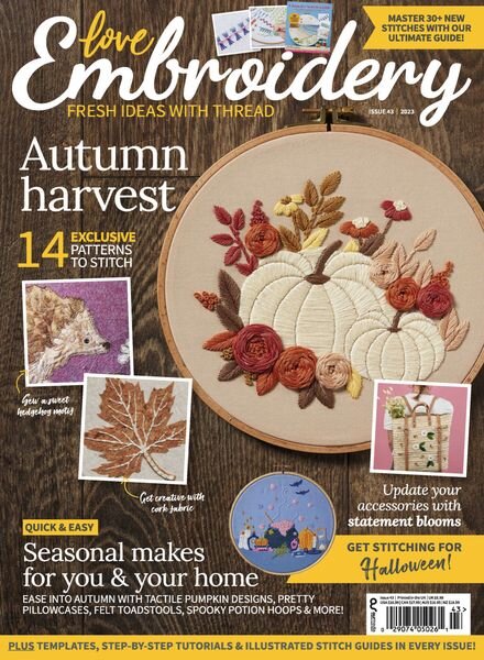 Love Embroidery – Issue 43 – August 2023 Cover