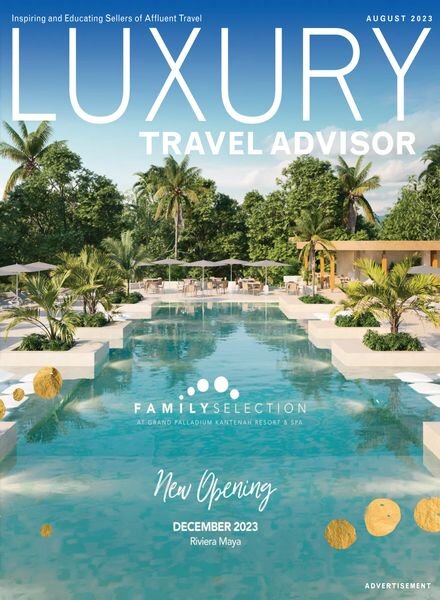 Luxury Travel Advisor – August 2023 Cover