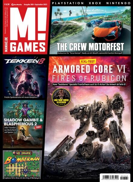 M! Games – September 2023 Cover