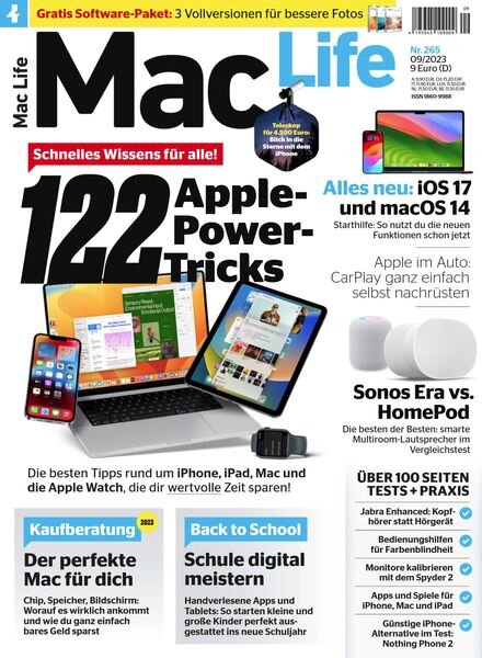 Mac Life Germany – September 2023 Cover