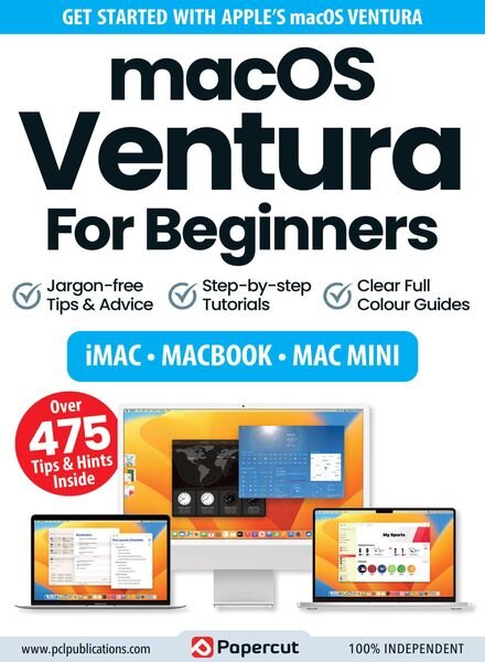 macOS Ventura For Beginners – July 2023 Cover