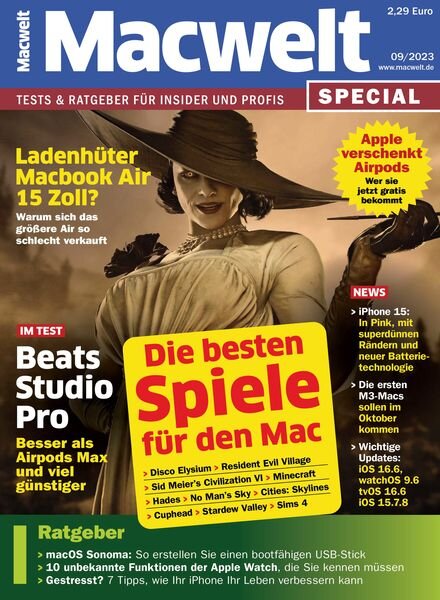 Macwelt Special – September 2023 Cover