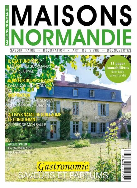 Maisons Normandie – Aout 2023 Cover
