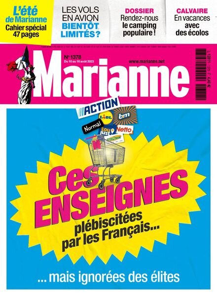 Marianne – 10 Aout 2023 Cover
