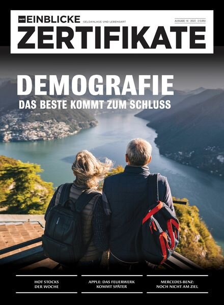 marktEINBLICKE Zertifikate – 9 August 2023 Cover