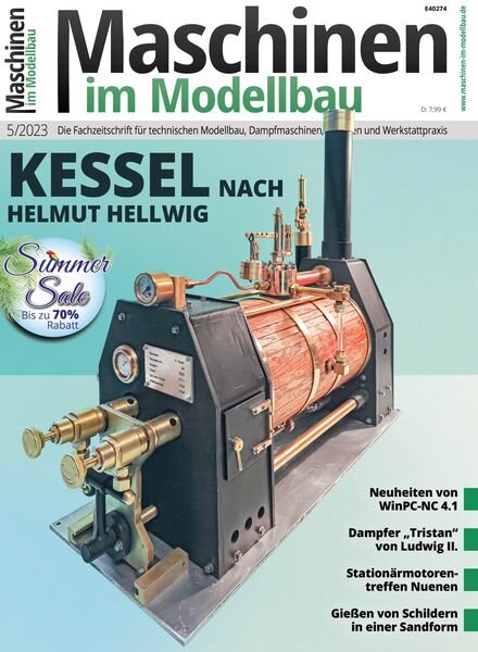 Maschinen im Modellbau – August 2023 Cover