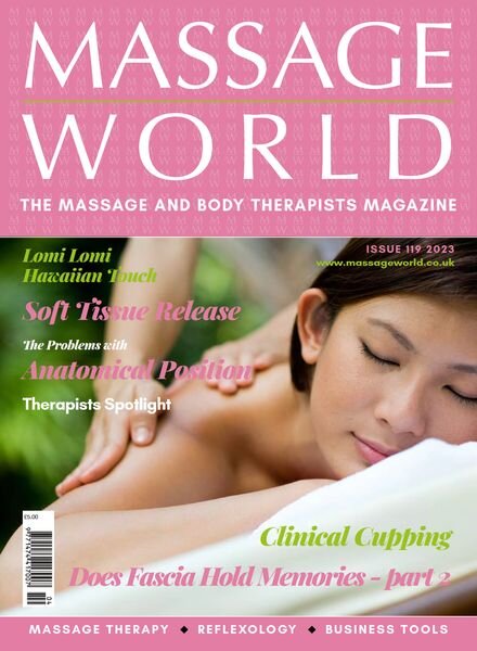Massage World – Issue 119 – August 2023 Cover