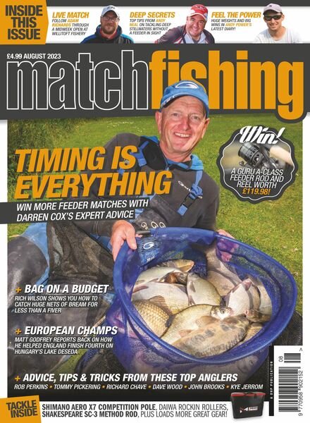 Match Fishing – August 2023 Cover