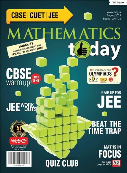 Mathematics Today – August 2023 Cover
