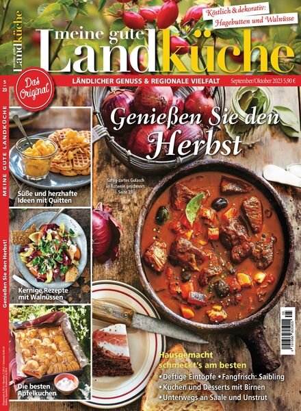 Meine gute Landkuche – September-Oktober 2023 Cover