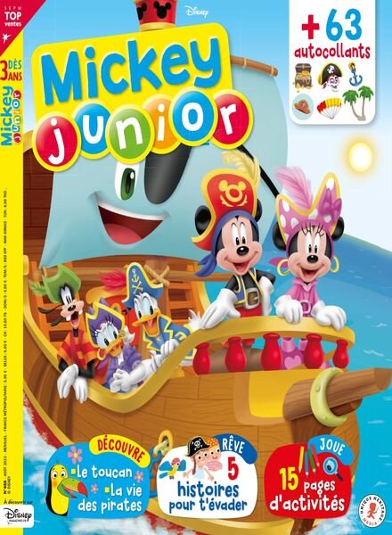 Mickey Junior – Aout 2023 Cover