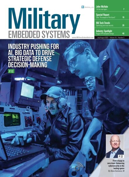 Military Embedded Systems – July-August 2023 Cover