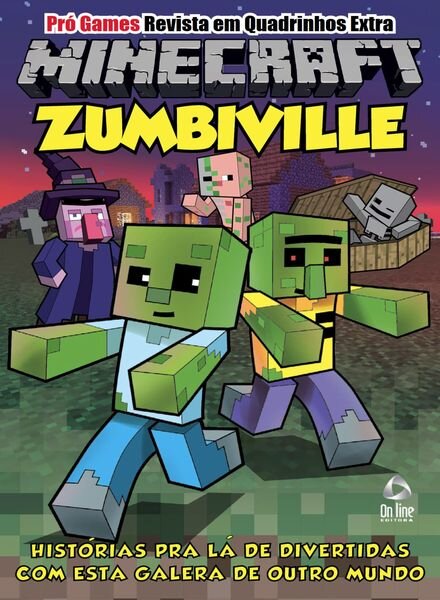 Minecraft Revista em Quadrinhos – Agosto 2023 Cover