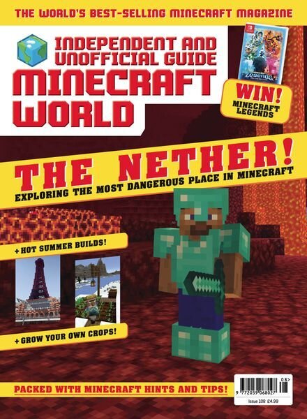 Minecraft World Magazine – Issue 108 – August 2023 Cover